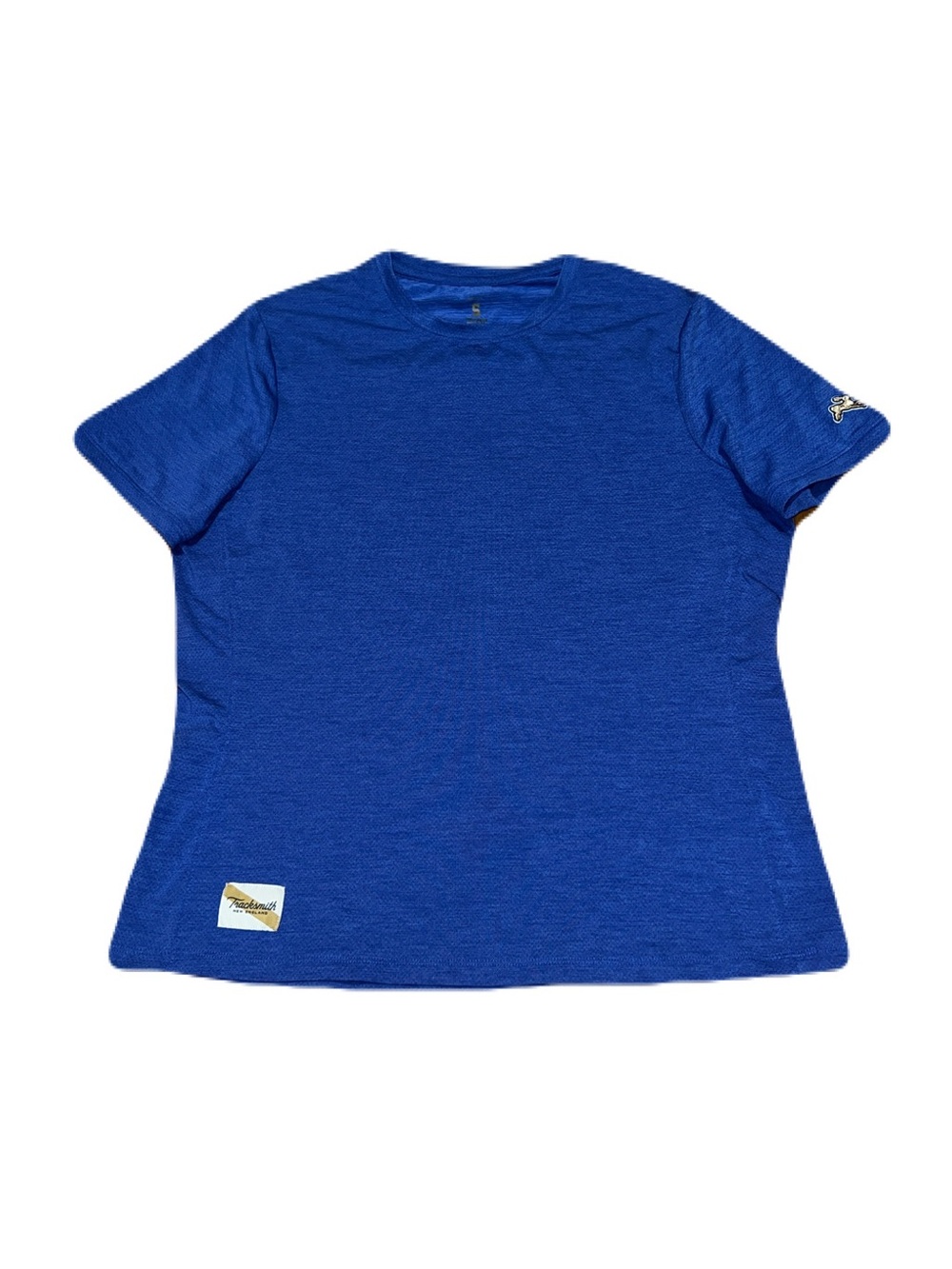 Tracksmith Session Short Sleeve Tee in Royal Blue, Women’s size Small